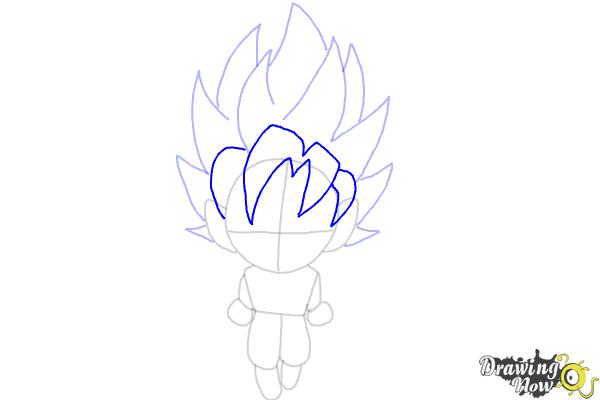 How to Draw Goku (Super Saiyan) - Step 10 How to Draw Goku (Super Saiyan) - Step 10