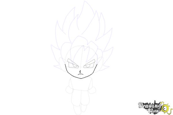 How to Draw Goku (Super Saiyan) - Step 12 How to Draw Goku (Super Saiyan) - Step 12
