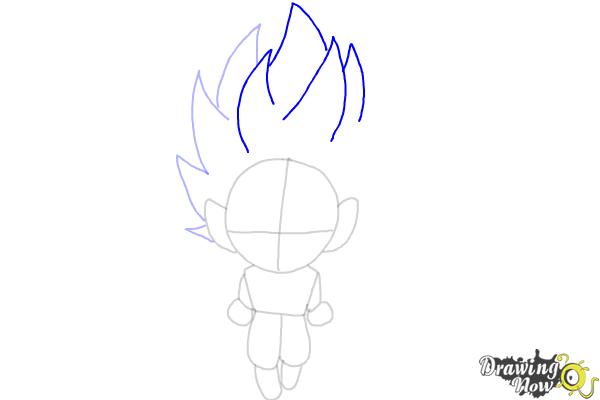 How to Draw Goku (Super Saiyan) - Step 8 How to Draw Goku (Super Saiyan) - Step 8