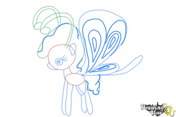 How to Draw Lilac Breezie from My Little Pony Friendship is Magic - Step 9 How to Draw Lilac Breezie from My Little Pony Friendship is Magic - Step 9