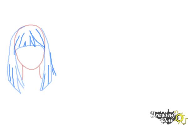 How to Draw Manga Hair - Step 3 How to Draw Manga Hair - Step 3