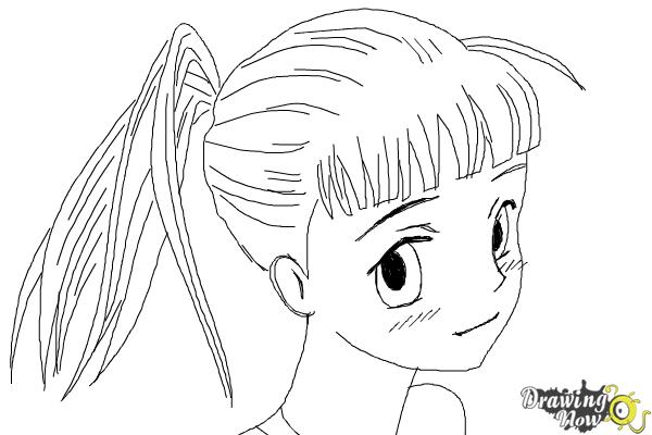 How to Draw Manga Heads Easy - Step 9 How to Draw Manga Heads Easy - Step 9