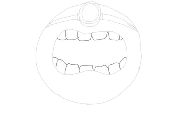 How to Draw Mega Minion Jerry from Despicable Me 4 - Step 4 How to Draw Mega Minion Jerry from Despicable Me 4 - Step 4