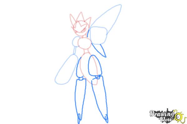 How to Draw Mega Scizor - Step 5 How to Draw Mega Scizor - Step 5