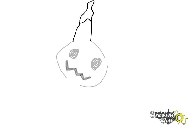 How to Draw Mimikyu | Pokemon - Step 4 How to Draw Mimikyu | Pokemon - Step 4
