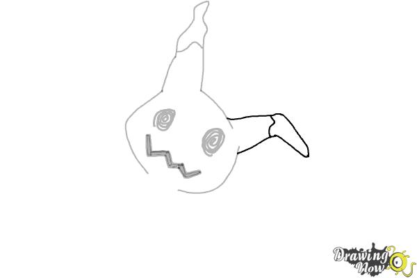 How to Draw Mimikyu | Pokemon - Step 5 How to Draw Mimikyu | Pokemon - Step 5