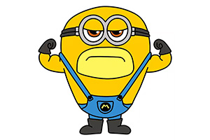 How to Draw Minions - Mega Dave