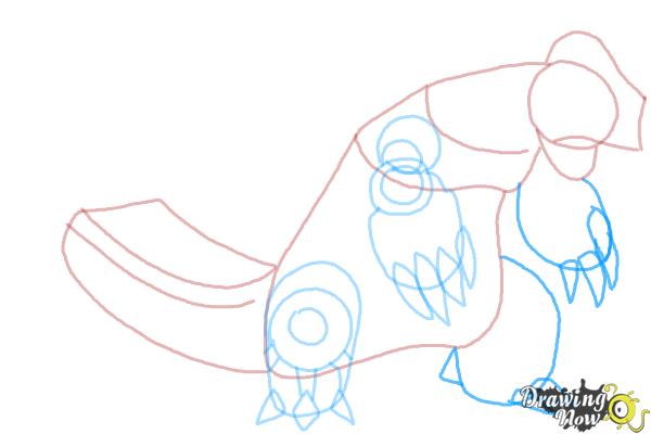 How to Draw Primal Groudon from Pokemon - Step 6 How to Draw Primal Groudon from Pokemon - Step 6