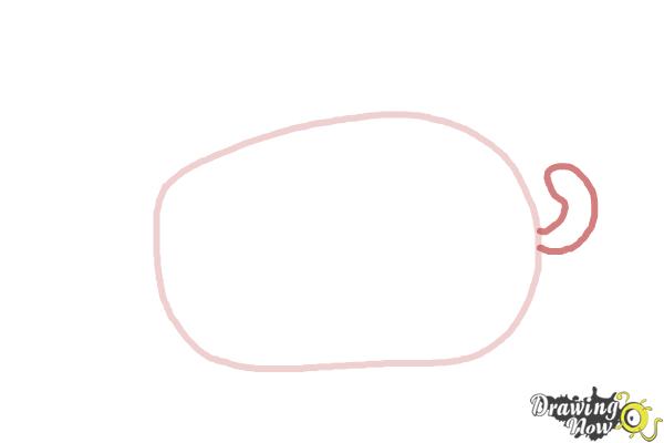 How to Draw Pusheen - Step 2 How to Draw Pusheen - Step 2