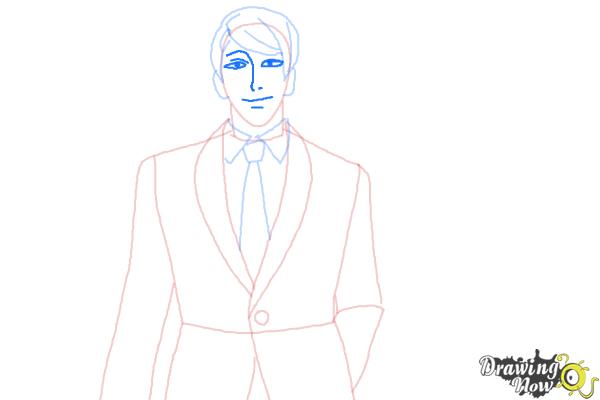 How to Draw Shuu Tsukiyama from Tokyo Ghoul - Step 6