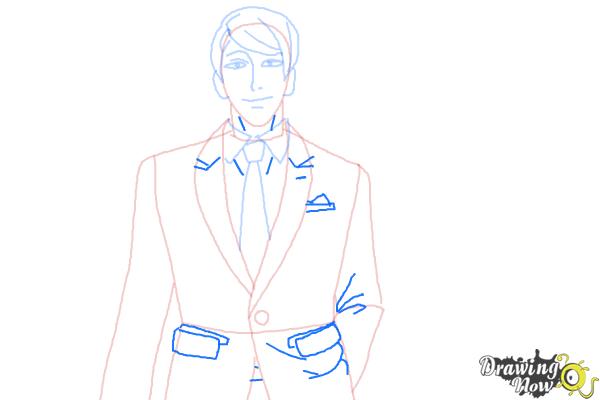 How to Draw Shuu Tsukiyama from Tokyo Ghoul - Step 7
