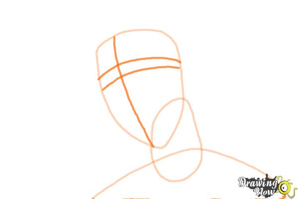 How to Draw Taiga Kagami from Kuroko'S Basketball - Step 3 How to Draw Taiga Kagami from Kuroko'S Basketball - Step 3