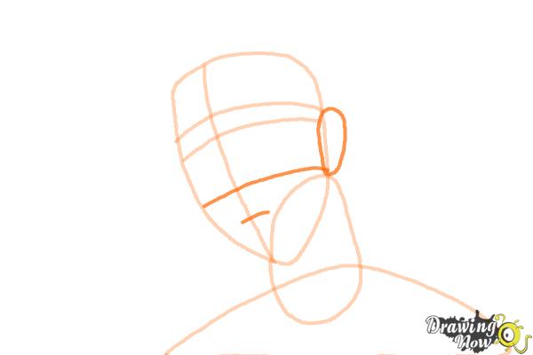 How to Draw Taiga Kagami from Kuroko'S Basketball - Step 4 How to Draw Taiga Kagami from Kuroko'S Basketball - Step 4