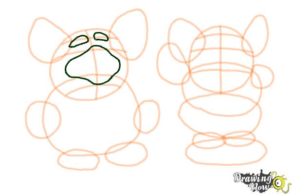 How to Draw The Trolls from Frozen - Step 8