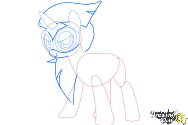 How to Draw Twilight Sparkle, Masked Matter-Horn from Power Ponies - Step 6 How to Draw Twilight Sparkle, Masked Matter-Horn from Power Ponies - Step 6