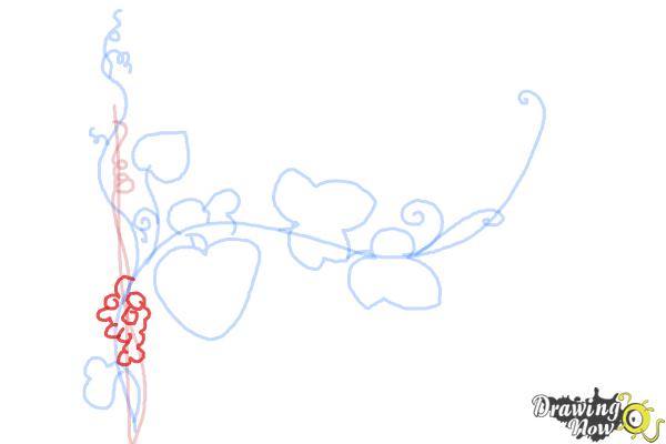 How to Draw Vines - Step 7