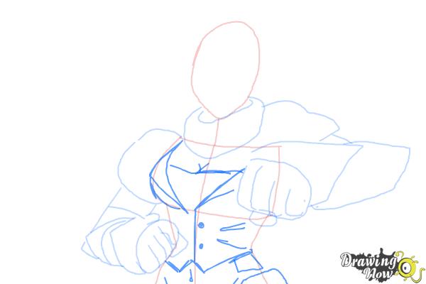 How to Draw Yang Xiao Long from Rwby - Step 6 How to Draw Yang Xiao Long from Rwby - Step 6