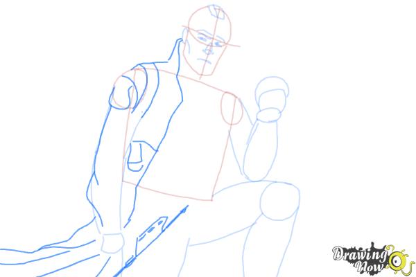 How to Draw Yondu from Guardian Of The Galaxy - Step 6
